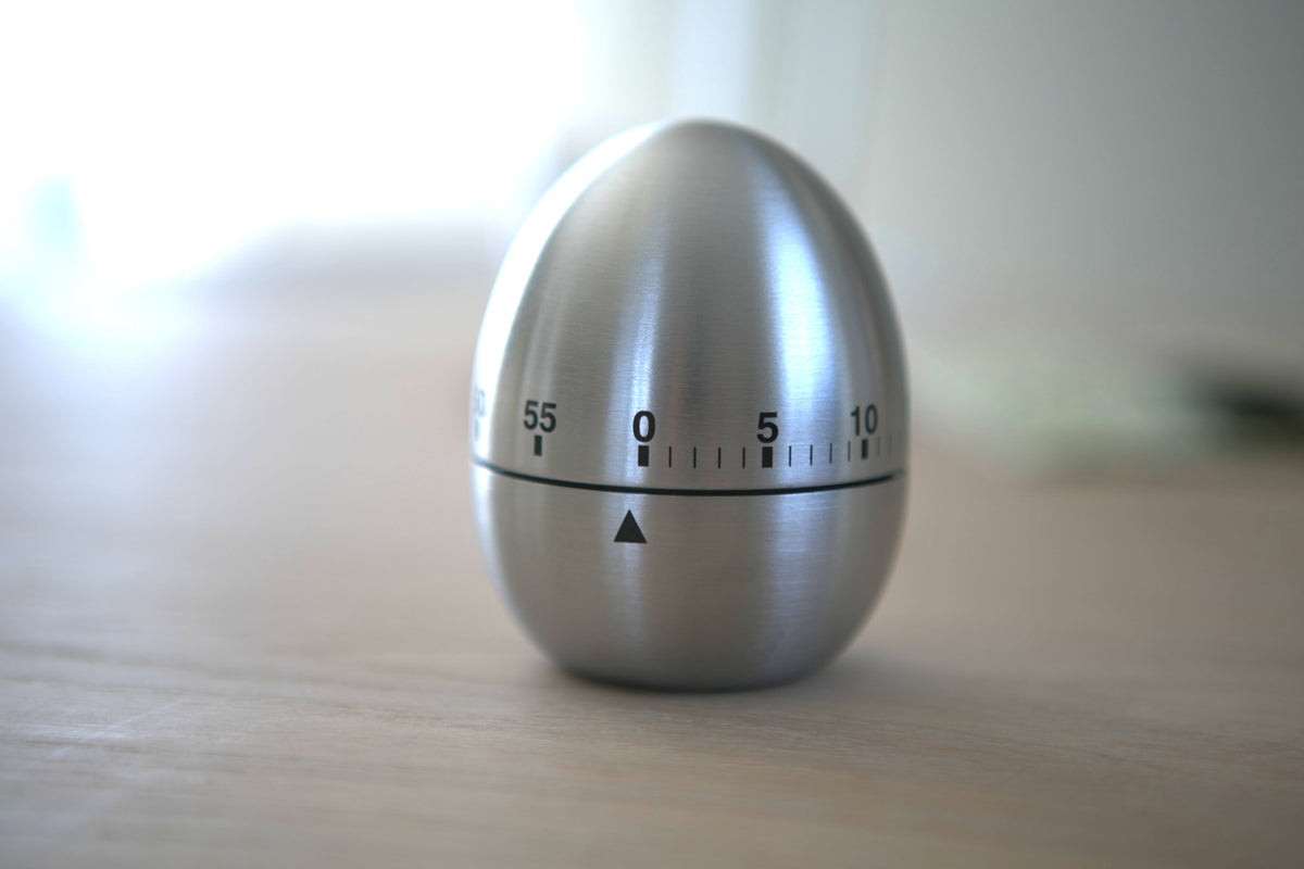 Eggtimer i stål
