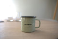 Kaffekopp i emaljert stål