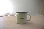 Kaffekopp i emaljert stål
